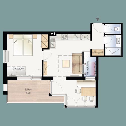 Apart Breila Serfaus Grundriss Apartment 4